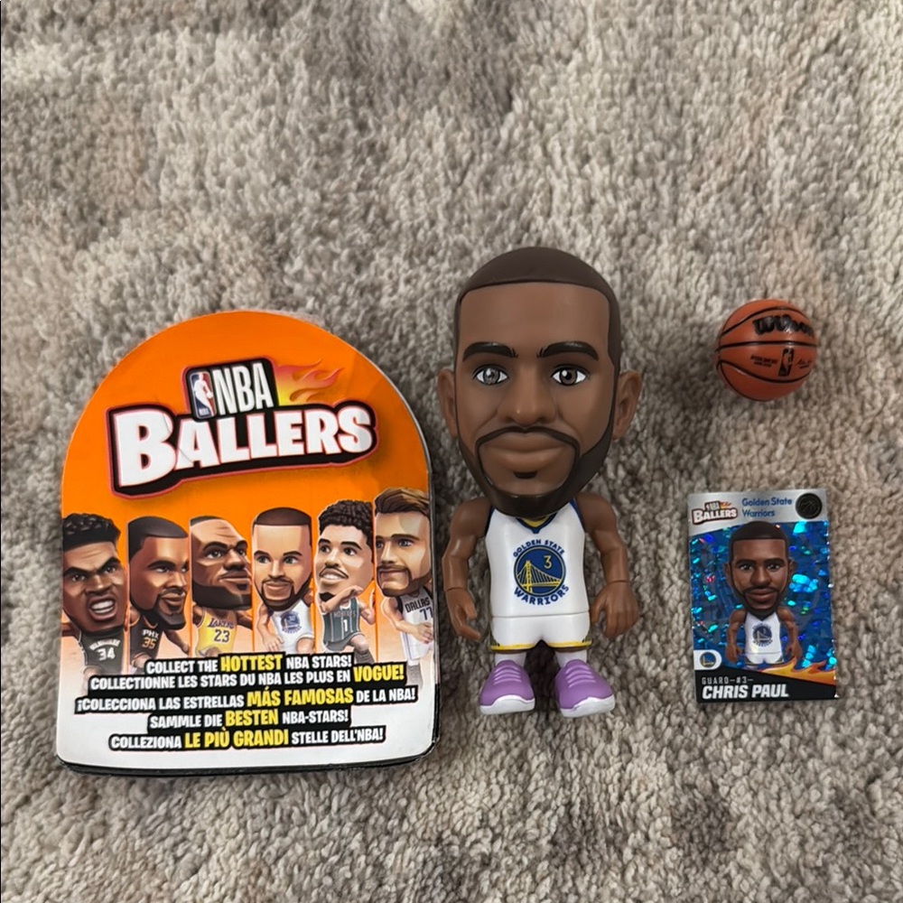 NBA Ballers Action Figure Set - Purple, Blue, Orange